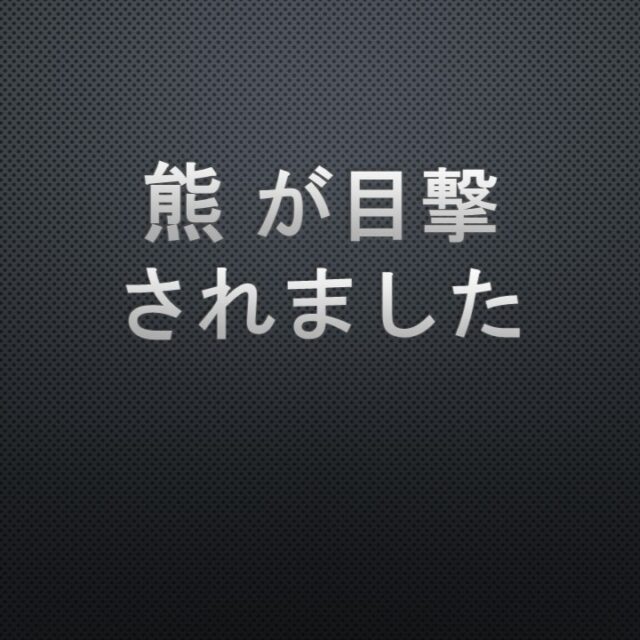 12月9日（火）午前8時半頃、グリーンピア岩沼のピクニック広場で熊が目撃されました。施設を利用される際はくれぐれもご注意ください。

#グリーンピア岩沼
#岩沼市
#岩沼
#いわぬま
#熊